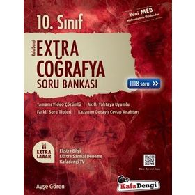 KafaDengi Yayınları 10.Sınıf Extra Coğrafya Soru Bankası