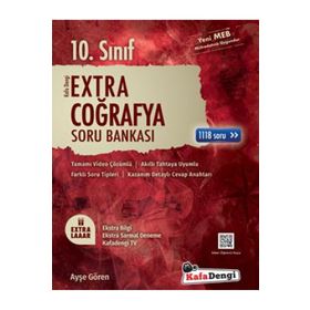 KafaDengi Yayınları 10.Sınıf Extra Coğrafya Soru Bankası