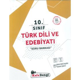 Kafadengi Yayınları 10. Sınıf Türk Dili Ve Edebiyatı Soru Bankası