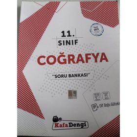 Kafadengi Yayınları 11.Sınıf Coğrafya Soru Bankası