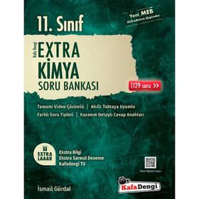 Kafadengi Yayınları 11. Sınıf Kimya Extra Soru Bankası