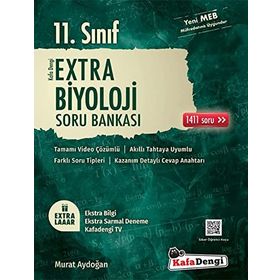 Kafadengi Yayınları 2022 11. Sınıf Biyoloji Extra Soru Bankası