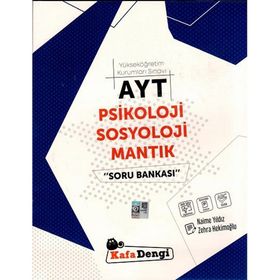 Kafadengi Yayınları AYT Psikoloji Sosyoloji Mantık Soru Bankası