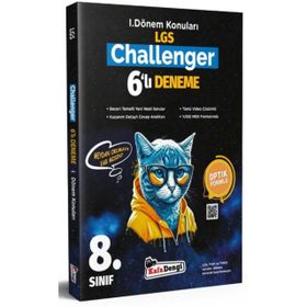 Kafadengi Yayınları LGS 8. Sınıf Challenger İlk Dönem Konuları 6'lı Deneme