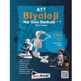 Kafadengi Yayınları Orta ve İleri Düzey AYT Biyoloji Nar Soru Bankası