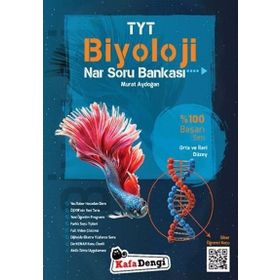 Kafadengi Yayınları TYT Orta Ve İleri Düzey Biyoloji Nar Soru Bankası