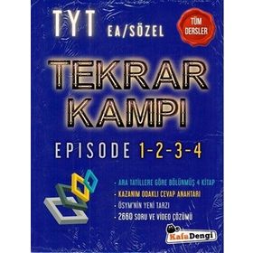 Kafadengi Yayınları Tyt Tüm Dersler Eşit Ağırlık Sözel Tekrar Kampı