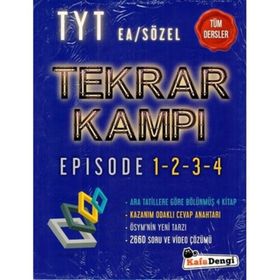 Kafadengi Yayınları Tyt Tüm Dersler Eşit Ağırlık Sözel Tekrar Kampı