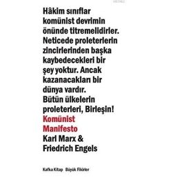Kafka Yayınevi Komünist Manifesto