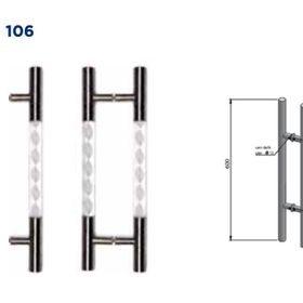 Kahe KH 106 Pleksi Cam Kapı Kolu