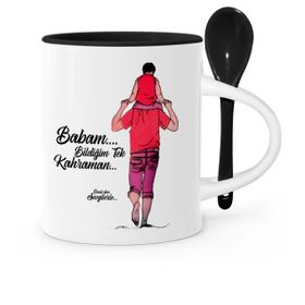 Kahraman Babam Tasarımlı Kupa Bardak