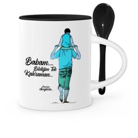 Kahraman Babam Tasarımlı Kupa Bardak