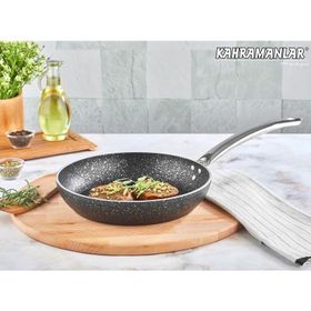 Kahramanlar 26 cm Siyah Stone Tava