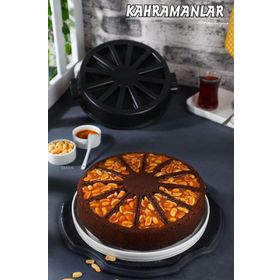 Kahramanlar 3243 Lizbon Black Titanyum Kek Kalıbı
