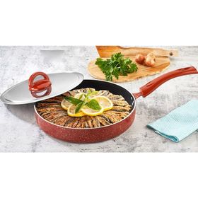 Kahramanlar 34 cm Kiremit Balık Tavası