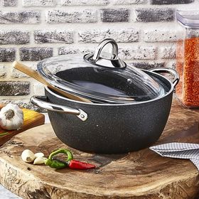 Kahramanlar 3407 26 No Stone Black Derin Tencere