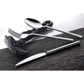 Kahramanlar 60 Parça Ege Gri Çatal Kaşık Bıçak Takımı
