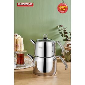 Kahramanlar Delux Mini Boy Platin 4 Parça Çaydanlık Takımı