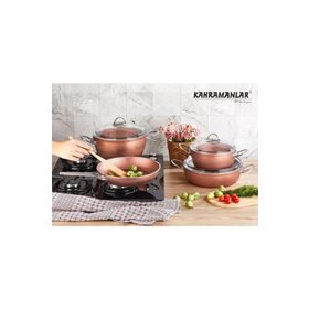 Kahramanlar Fiesta 7 Parça Rose Tencere Takımı
