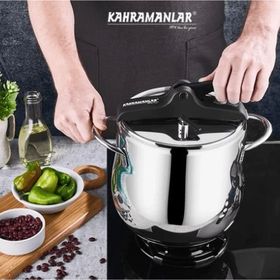 Kahramanlar KAH2134-S 12 lt Platin Düdüklü Tencere