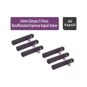 Kahve Dünyası 10'lu 5 Peace Decaffeinated Espresso Kapsül Kahve (5 adet)