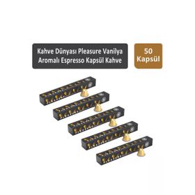 Kahve Dünyası 10'lu Pleasure Vanilya Aromalı Espresso Kapsül Kahve (5 adet)