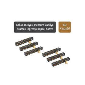 Kahve Dünyası 10'lu Pleasure Vanilya Aromalı Espresso Kapsül Kahve (5 adet)