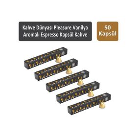 Kahve Dünyası 10'lu Pleasure Vanilya Aromalı Espresso Kapsül Kahve (5 adet)