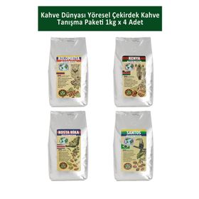 Kahve Dünyası 1x4 kg Yöresel Çekirdek Kahve Tanışma Paketi