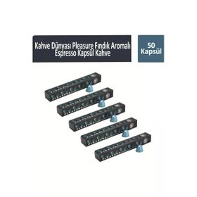 Kahve Dünyası 50 Kapsül Pleasure Fındık Aromalı Espresso Kapsül Kahve