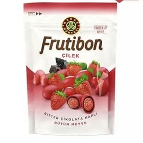 Kahve Dünyası Frutibon Çilek Bitter Çikolata Kaplı 50 gr Draje (4 adet)