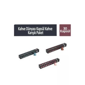 Kahve Dünyası Karışık Paket 30 Kapsül Kahve