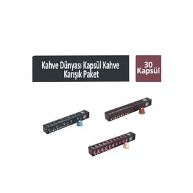 Kahve Dünyası Karışık Paket 30 Kapsül Kahve