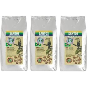 Kahve Dünyası Santos 1 kg Yöresel Çekirdek Kahve (2 adet)