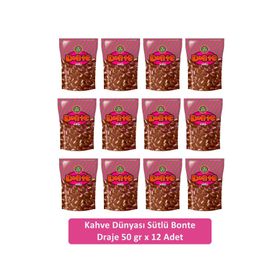 Kahve Dünyası Sütlü Çikolata Kaplı 50 gr Bisküvili Draje Bonte