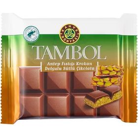Kahve Dünyası Tambol 100 gr Sütlü Fıstık Krokanlı Çikolata
