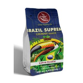 Kahve Tiryakisi 250 gr Brazil Supreme Çekirdek Kahve