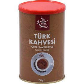 Kahve Tiryakisi 250 gr Teneke Orta Kavrulmuş Türk Kahvesi