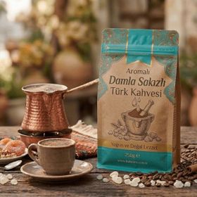 Kahvecibey 100 gr Damla Sakızlı Türk Kahvesi