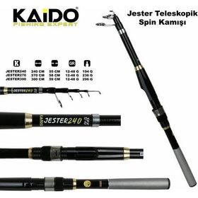 Kaido Jester 300 cm 12-48 gr Carbon Spin Kamışı