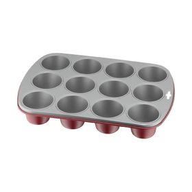 Kaiser Classic Plus 12'li Kırmızı Muffin Kalıbı