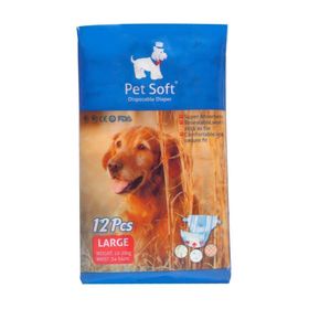 Kaixin Large 34 54 cm 12'li Pet Soft Köpek İçin Alt Tuvalet Bezi