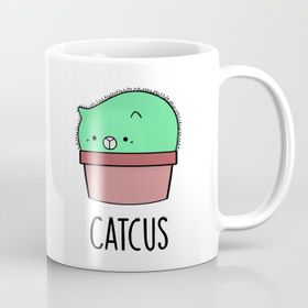 Kaktüs Catcus Porselen Kupa Bardak