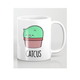 Kaktüs Catcus Porselen Kupa Bardak