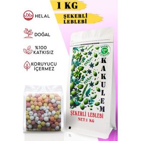 Kakulem 1 kg Sertifikalı Renkli Şekerli Leblebi