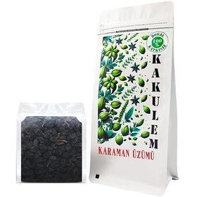 Kakulem 1 kg Sertifikalı Siyah Çekirdekli Karaman Üzümü