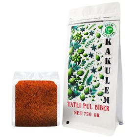 Kakulem 750 gr Güneşte Kurutulmuş Tatlı Pul Biber