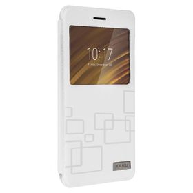 Kakusiga iPhone 6 / 6s Yan Kapaklı Beyaz Cep Telefonu Kılıfı