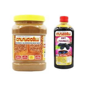 Kalaycıoğlu Bozkır Tahin Dünyası 935 gr Kepeksiz Tahin+Dut Pekmezi 950 gr