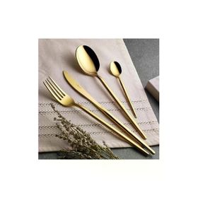 Kalben Amore Titanyum Parlak Gold 72 Parça Çatal Kaşık Bıçak Takımı
